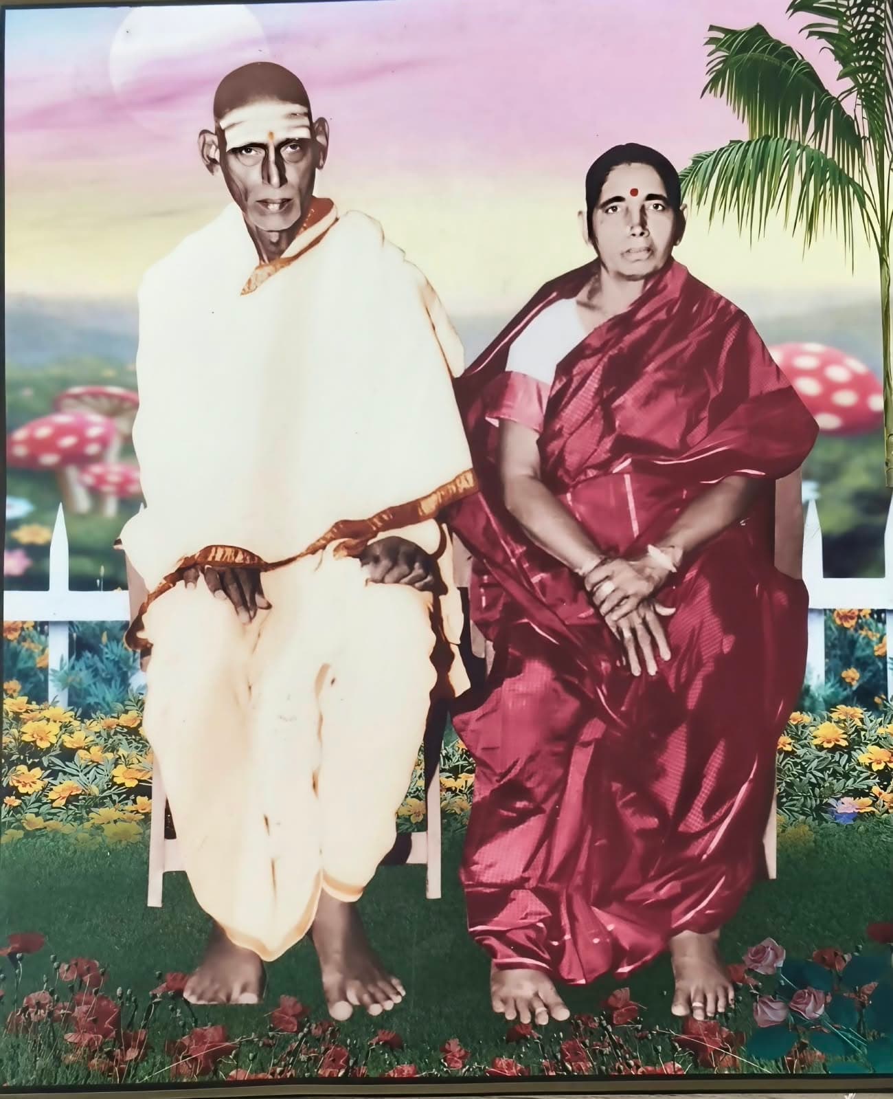 Brahmasri Kuppa Lakshmavadhani garu and Smt. Bhanumathamma garu